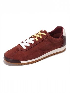 Brand New Project Cloud Lynn Burgundy Sneakers Women's Size 9 Suede Leather